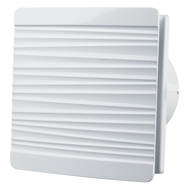 ФЛИП 100 В / Вентилятор осевой с выключателем d.100мм белый, VENTS
