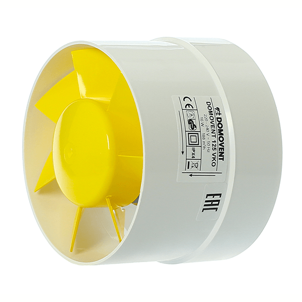 125ВКО / Вентилятор канальный ДОМОВЕНТ d.125мм