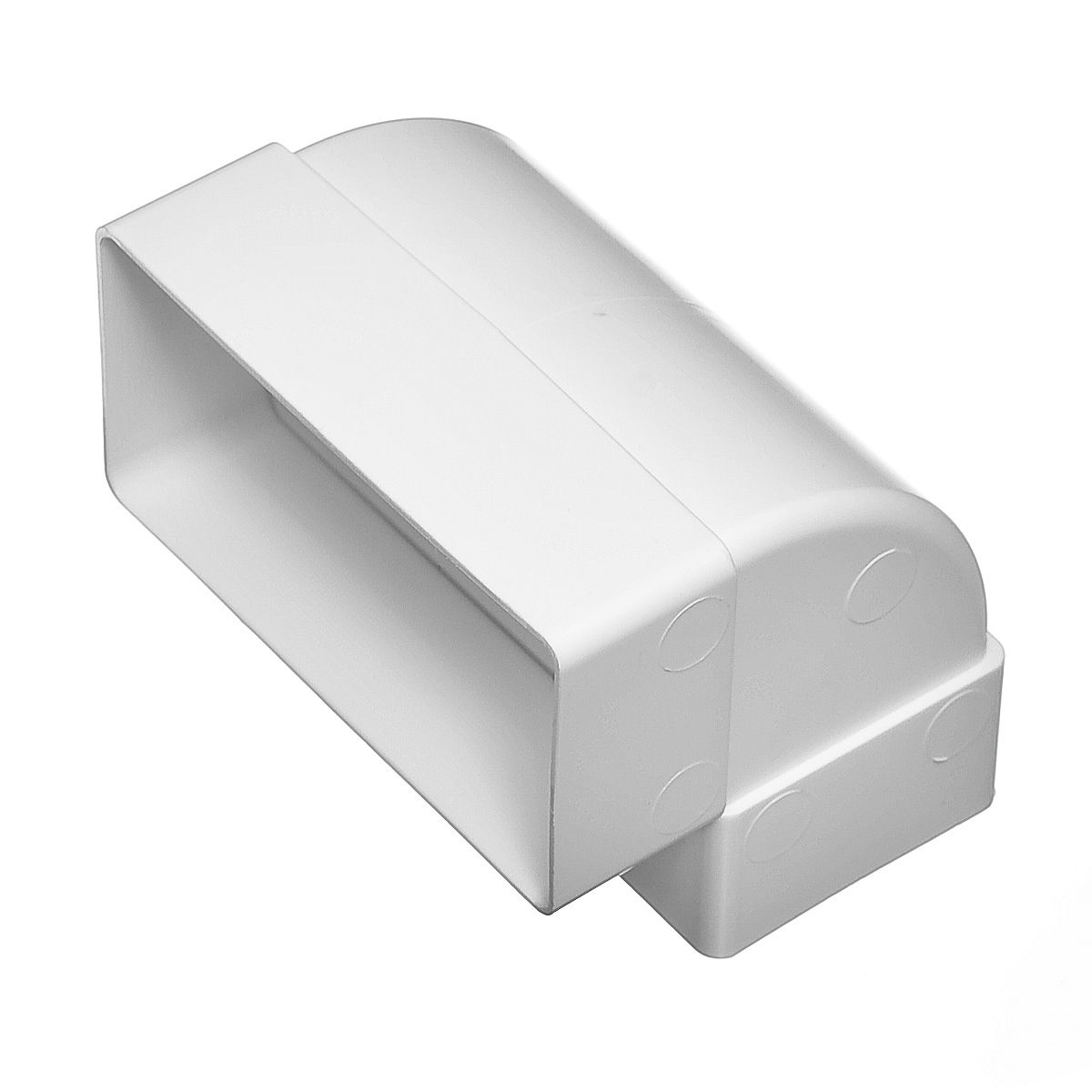 612КВП / Колено вертикальное для плоских воздуховодов 60х120 мм, ЭРА