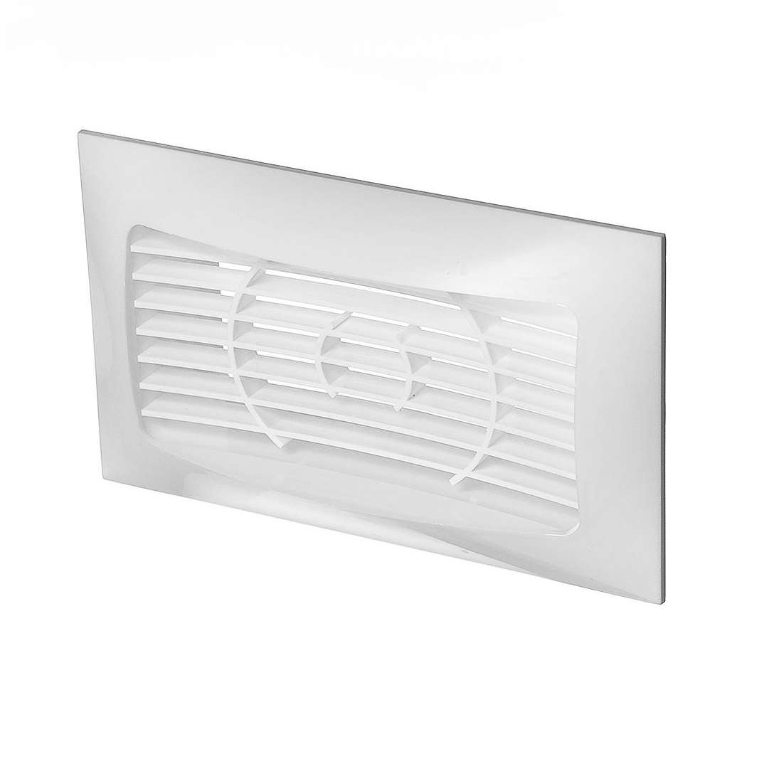 511РСФ / Решетка торцевая 140х85мм с фланцем 55х110мм, ЭРА