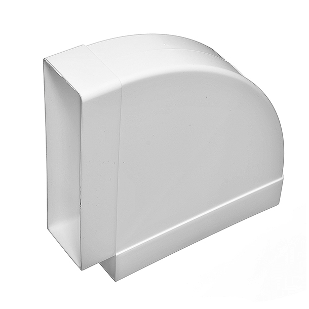 620КГП / Колено горизонтальное для плоских воздуховодов 60х204мм, ЭРА