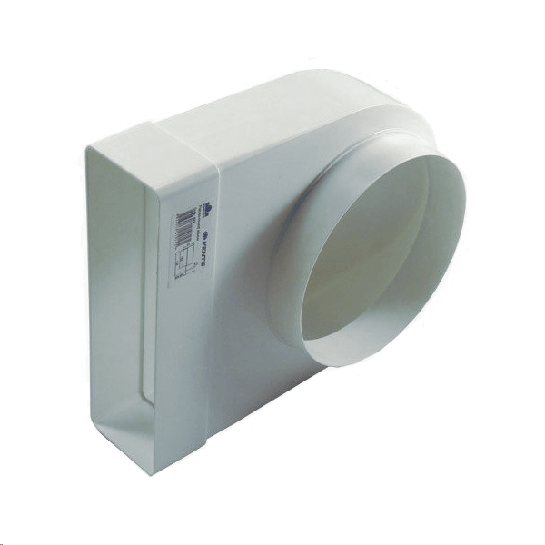 823 / 204*60 / Колено-переход для плоских воздуховодов 60х204 мм / d.150