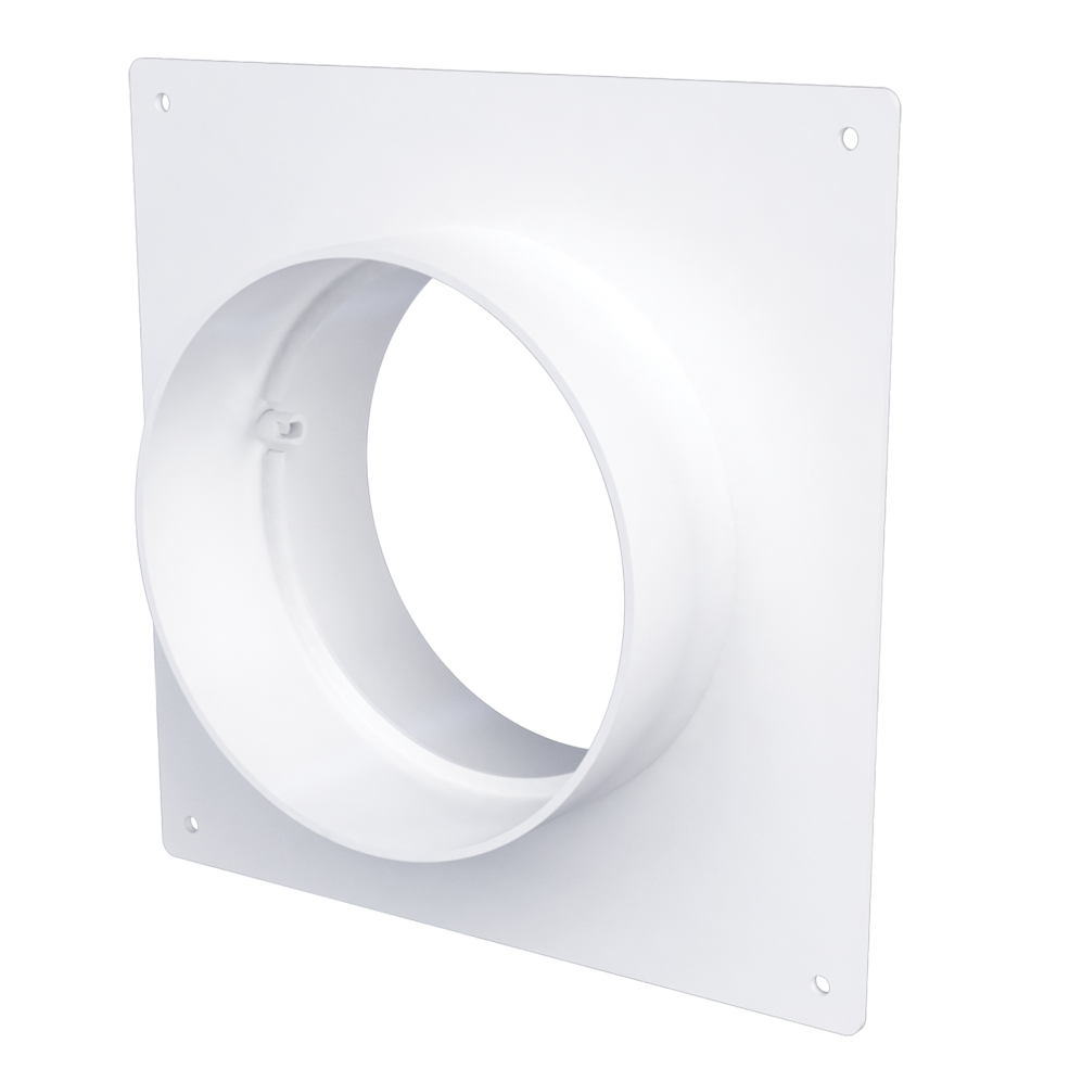 10SKNP / Соединитель круглых каналов d.100мм с накладной пластиной (фланец), ЭРА