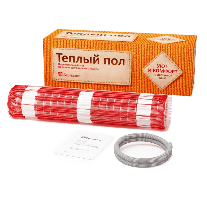 1,5 м2 / Двужильный нагревательный мат WSM-220-1,5, Warmstad