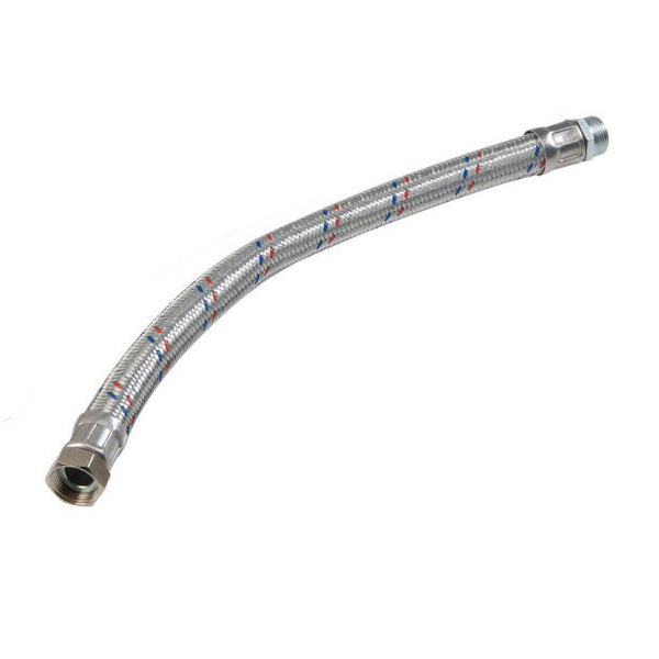 Шланг антивибрационный в металлической оплетке 300 мм х 1