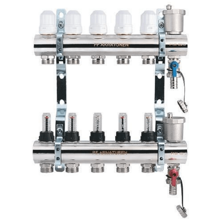 Коллекторная группа c расходомер.и воздухоотводч.в сборе 1