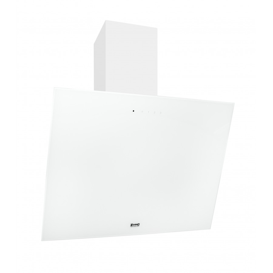 Вытяжка наклонная ZorG technology POLO 700 (60 см) белый + белое стекло
