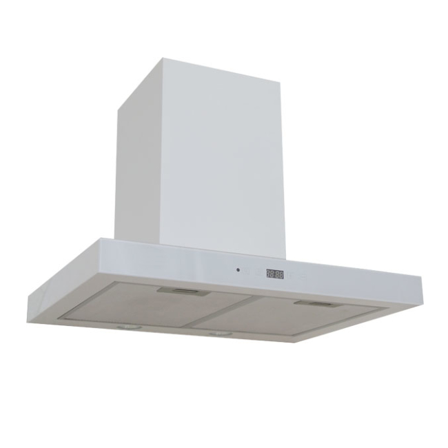 Вытяжка ZorG technology Stels 750, нержавеющая сталь + белое стекло, 60 см